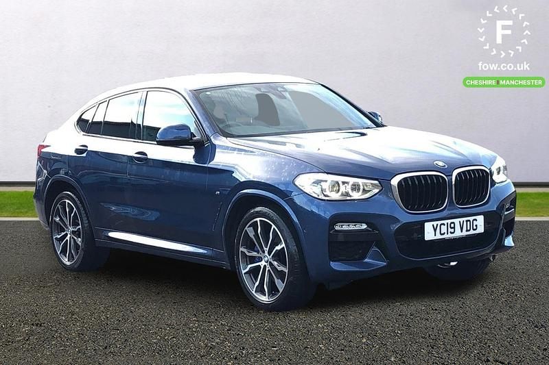 Blue Used 2019 BMW X4 M Sport SUV | £24,399 (Fair price) - Image 1/3