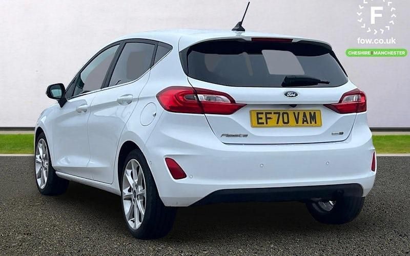 Second-hand Ford Fiesta Titanium X 125 CP (91 kW) 2021 Alb Hatchback