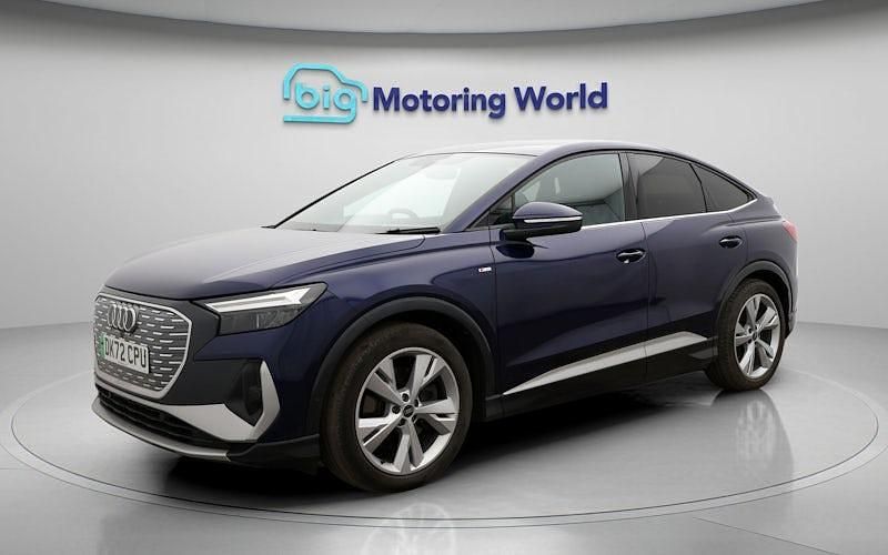 Used Audi Q4 Sportback e-tron S-Line 150 kW (204 HP) 2023 Blue SUV