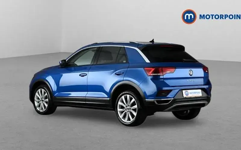 Used VW T-Roc SEL 190 HP (139 kW) 2021 Blue SUV
