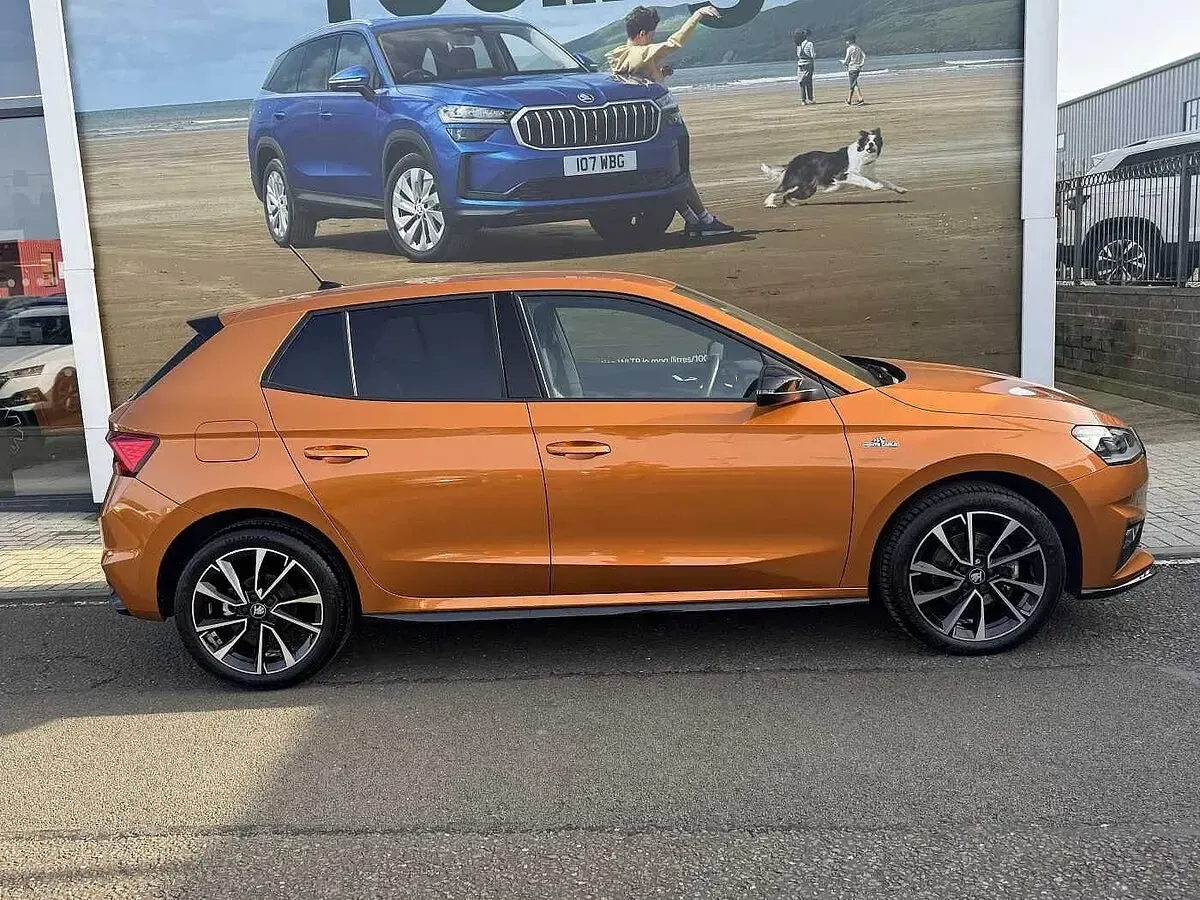 Used Skoda Fabia Monte Carlo 147 HP (108 kW) 2025 Phoenix orange metallic Hatchback