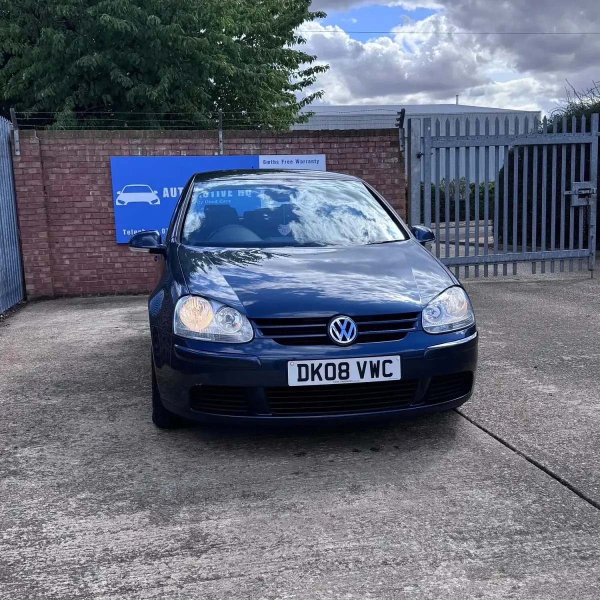 Used VW Golf VI Match 2008 Blue Hatchback