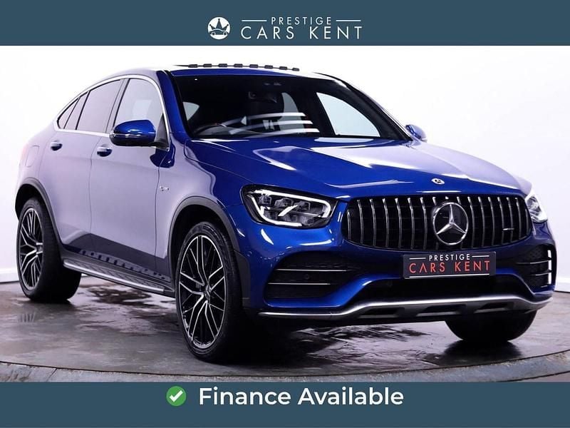 Used Mercedes GLC43 AMG Premium Plus 390 HP (286 kW) 2023 Blue Coupe