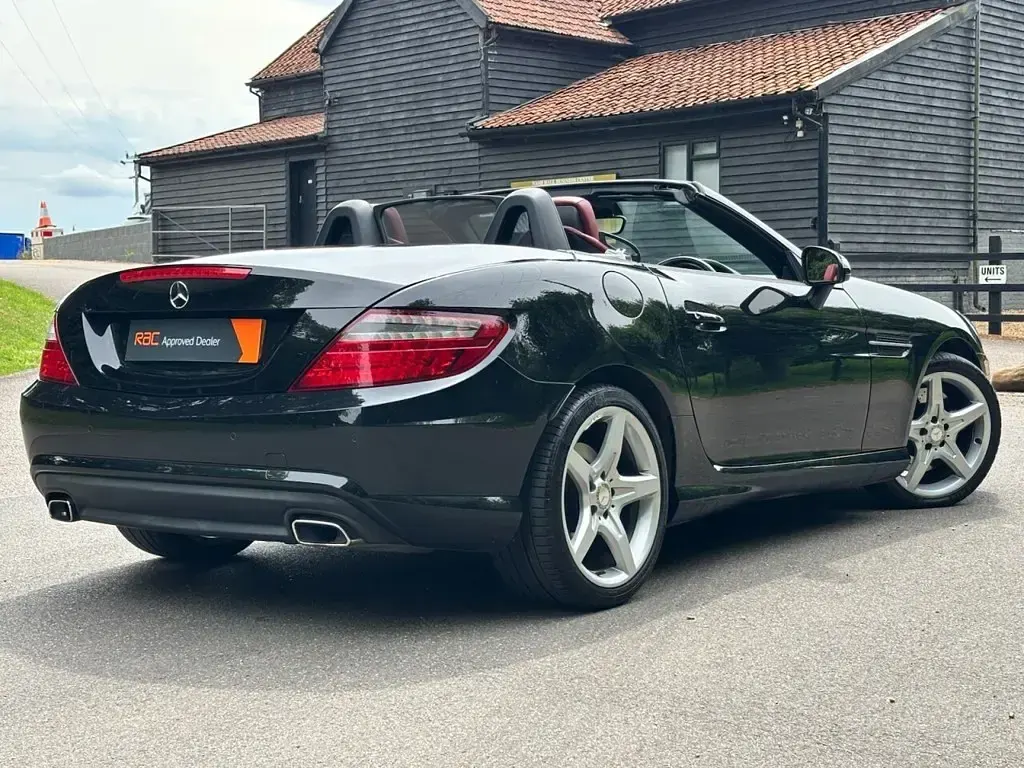 Used Mercedes SLK250 AMG 204 HP (150 kW) 2013 Black Cabriolet