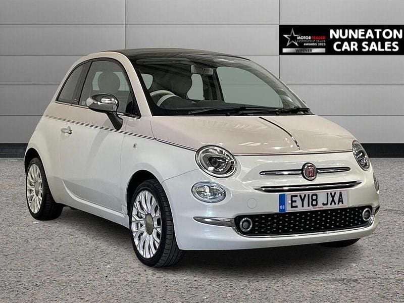 White Used 2018 Fiat 500C S Cabriolet | £10,350 (Expensive) - Image 1/4