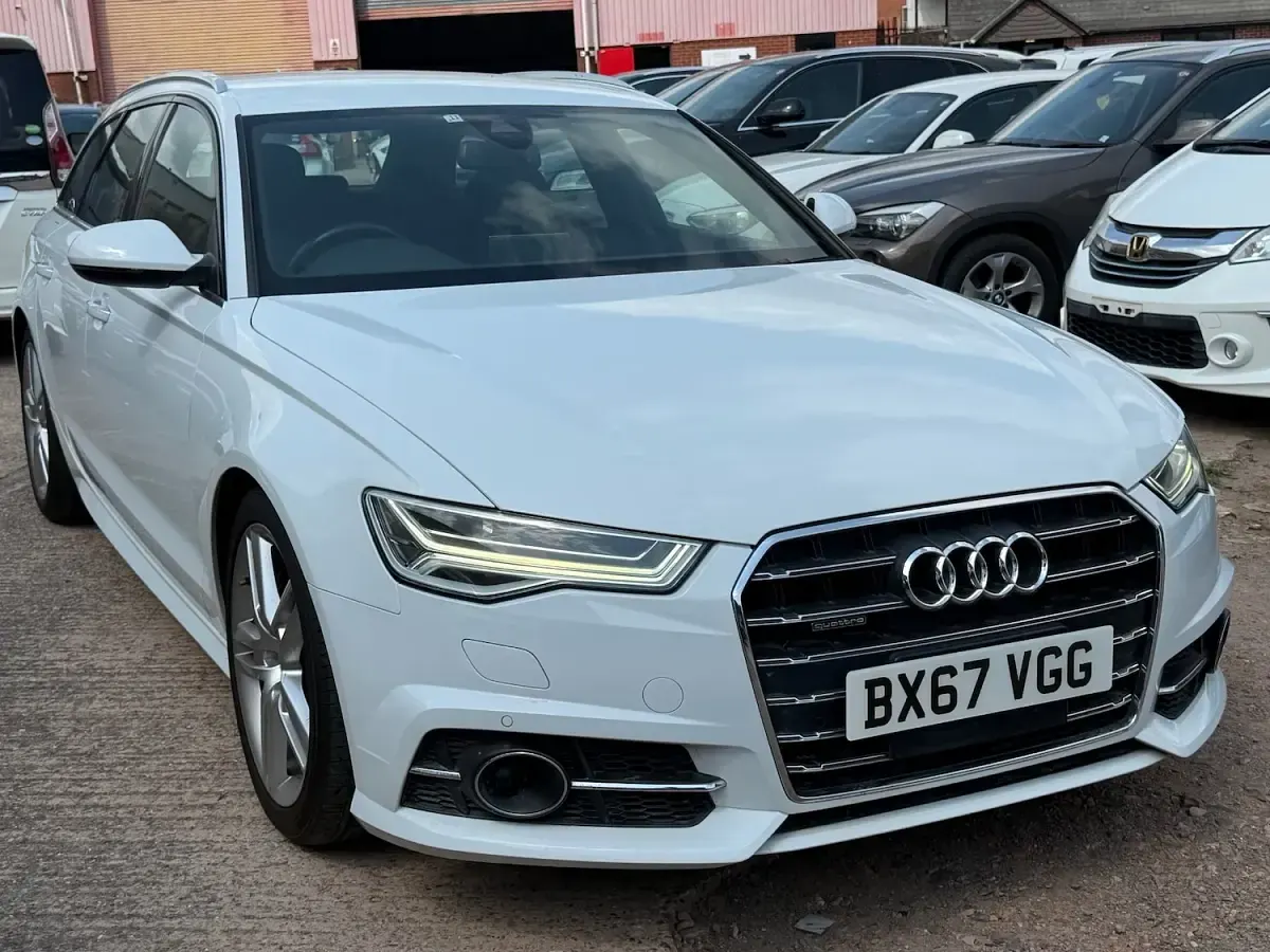 Used Audi A6 S-Line 252 HP (185 kW) 2017 White Estate