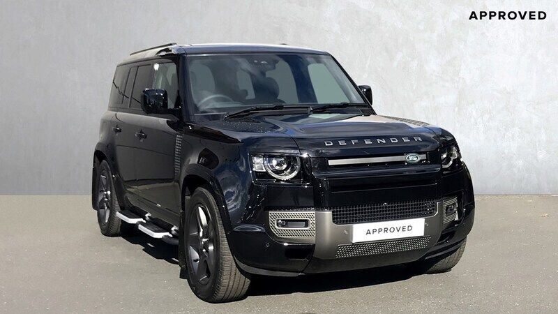 Santorini black Used 2024 Land Rover Defender SE Dynamic SUV | £78,490 - Image 1/4