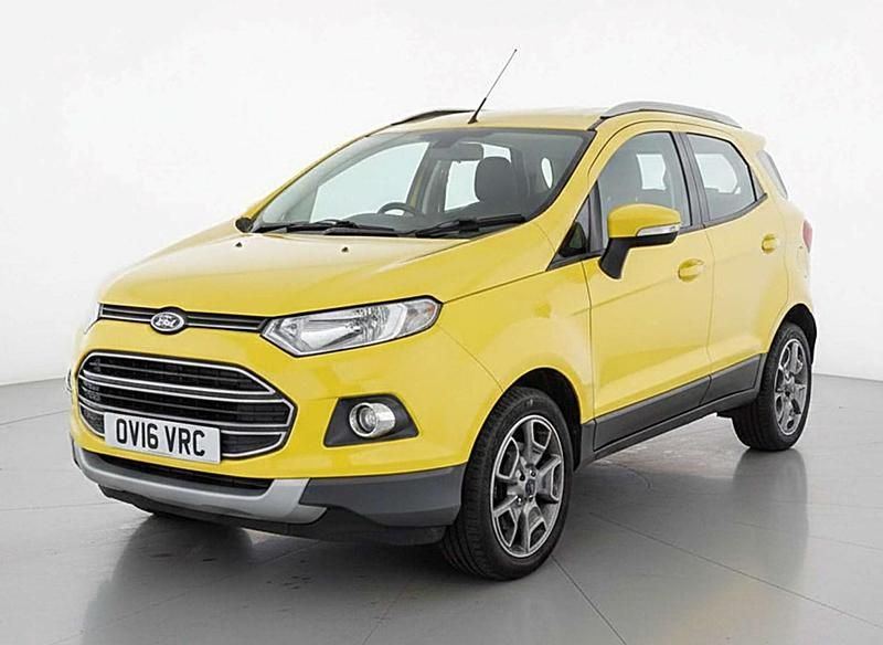 Used Ford Ecosport Titanium 2016 Yellow SUV