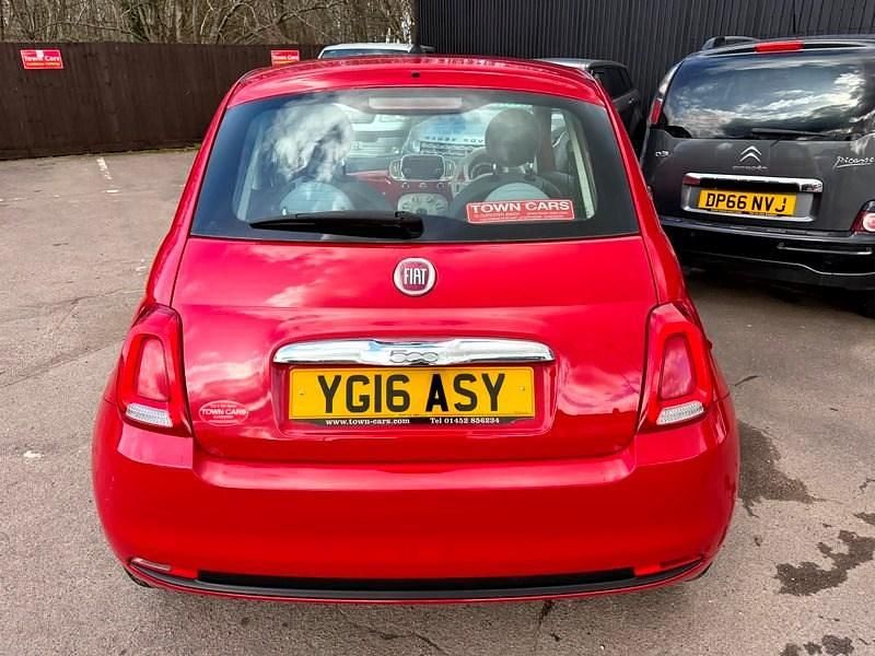 Used Fiat 500 Pop Star 69 HP (50 kW) 2016 Red Hatchback