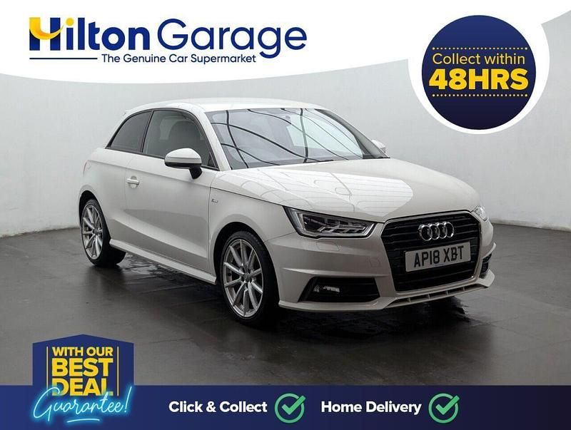 Used Audi A1 S-Line 95 HP (69 kW) 2018 White Hatchback