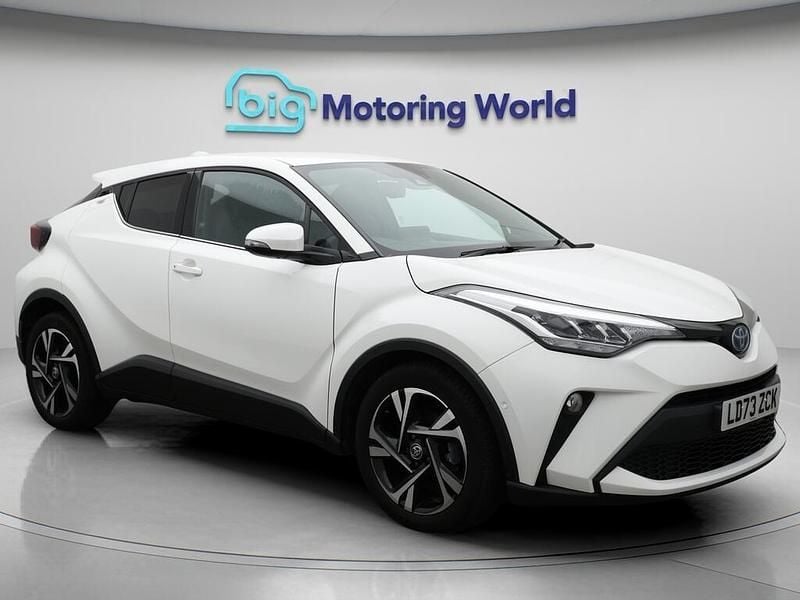 White Used 2023 Toyota C-HR Design SUV | £22,130 (Fair price) - Image 1/4