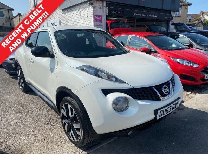 White Used 2013 Nissan Juke N-TEC SUV | £3,995 (A bit pricey) - Image 1/4