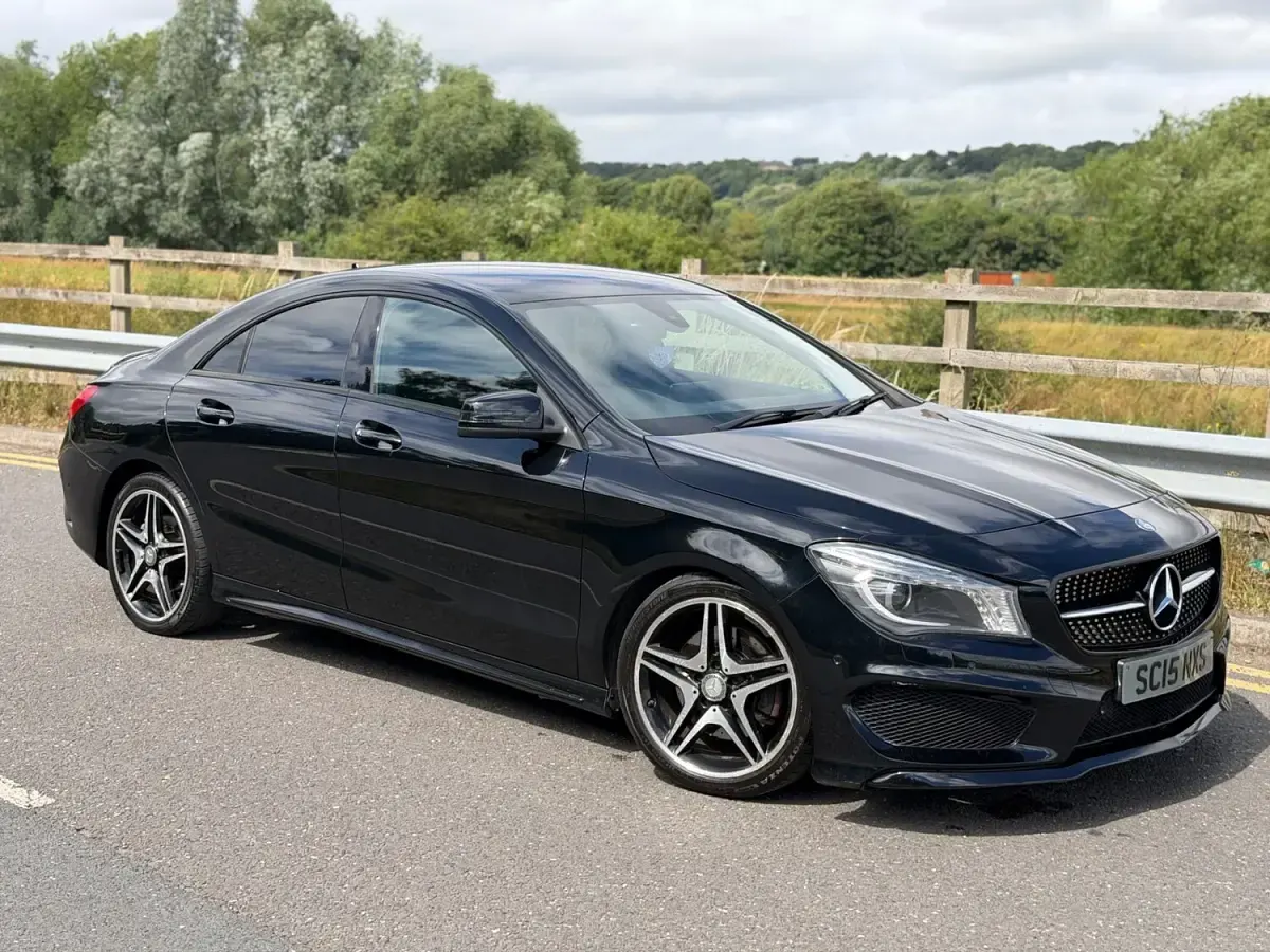 Used Mercedes CLA220 AMG 177 HP (130 kW) 2015 Black Coupe