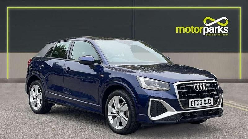 Blue Used 2023 Audi Q2 S-Line SUV | £23,214 (Fair price) - Image 1/4