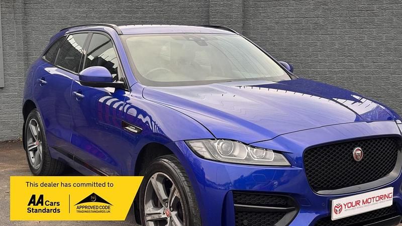 Used Jaguar F-Pace R-Sport 180 HP (132 kW) 2017 Blue SUV