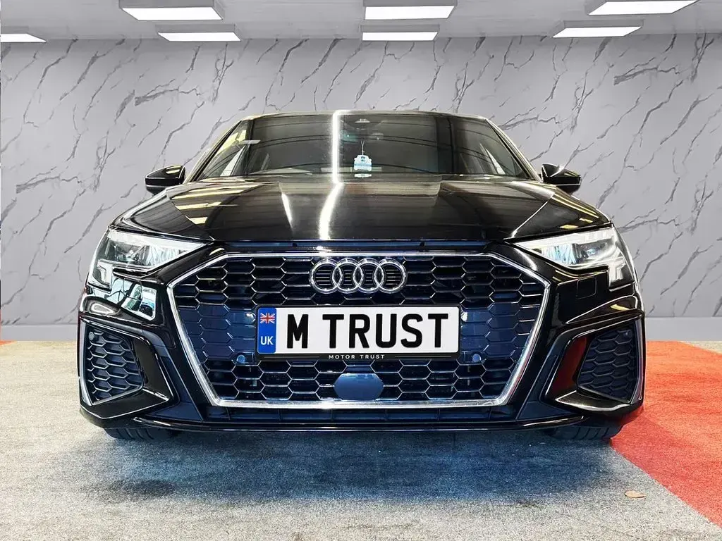 Used Audi A3 Sportback S-Line 150 HP (110 kW) 2020 Black Hatchback