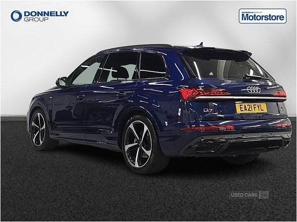 Used Audi Q7 S-Line 231 HP (169 kW) 2021 Blue SUV