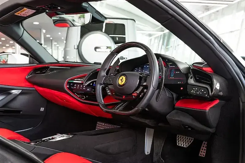 New Ferrari SF90 2025 White Cabriolet