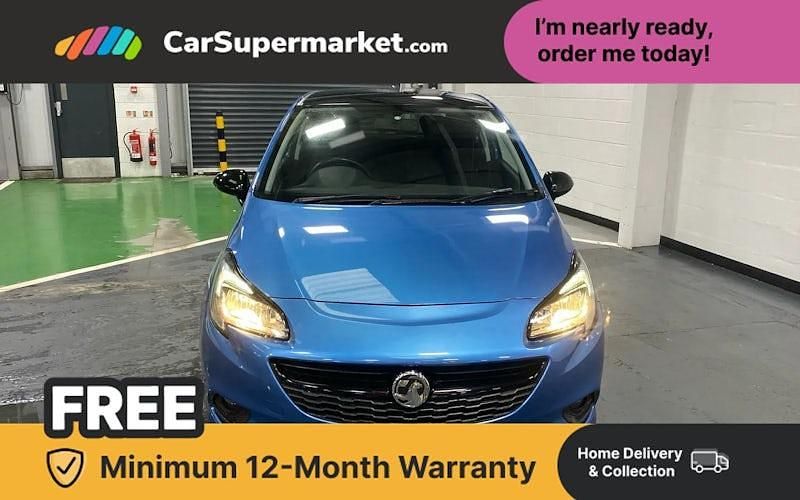Used Vauxhall Corsa Edition 75 HP (55 kW) 2017 Blue Hatchback