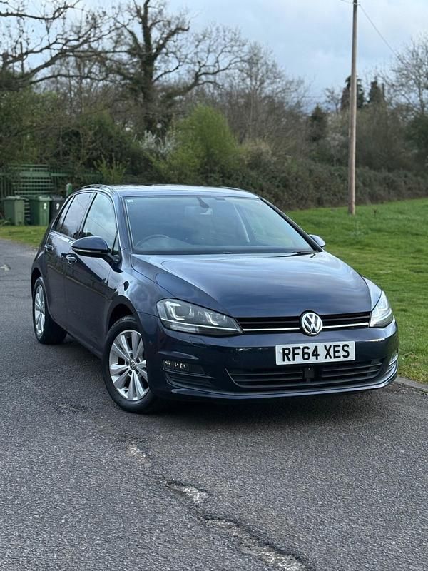 Used VW Golf VII S 2014 Blue Hatchback