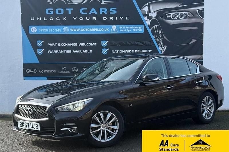 Used Infiniti Q50 2017 Black Sedan