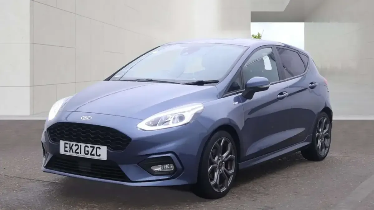 Used Ford Fiesta ST-Line 125 HP (91 kW) 2021 Blue Hatchback