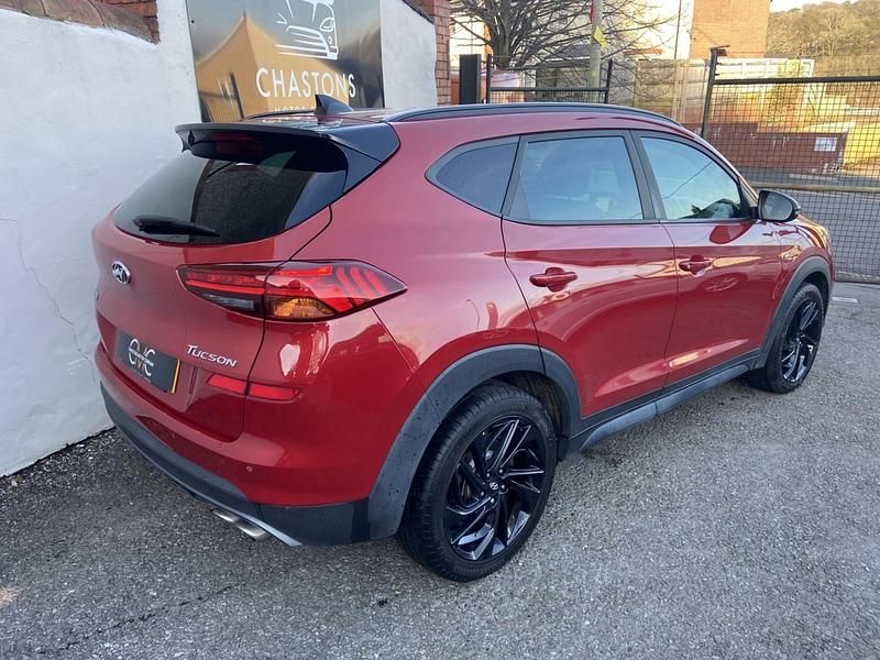 Used Hyundai Tucson N Line 177 HP (130 kW) 2019 Red SUV