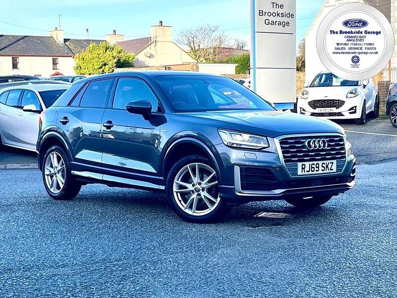 Grey Used 2019 Audi Q2 S-Line SUV | £15,499 (Fair price) - Image 1/4