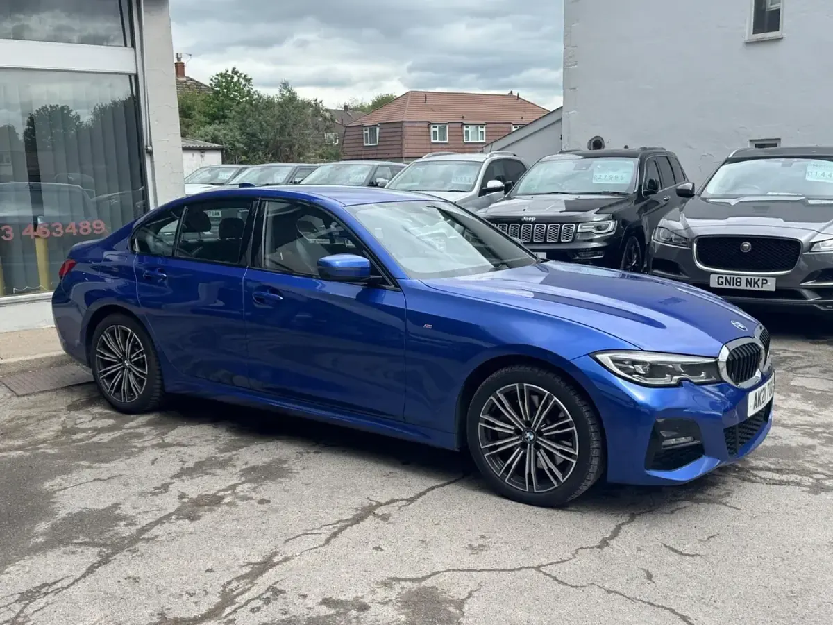 Used BMW 330e M Sport 2021 Blue Sedan