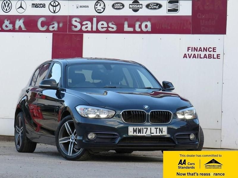 Used BMW 116 Sport Line 116 HP (85 kW) 2017 Blue Hatchback