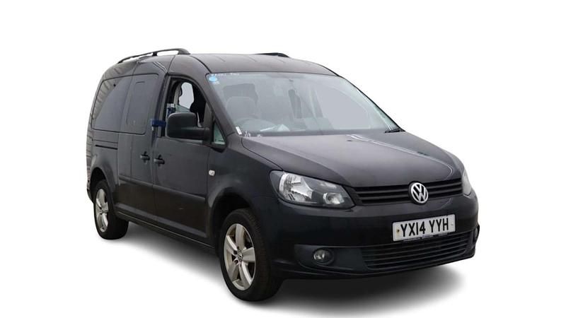 Black Used 2014 VW Caddy Maxi Life Life MPV | £9,950 (Fair price) - Image 1/4