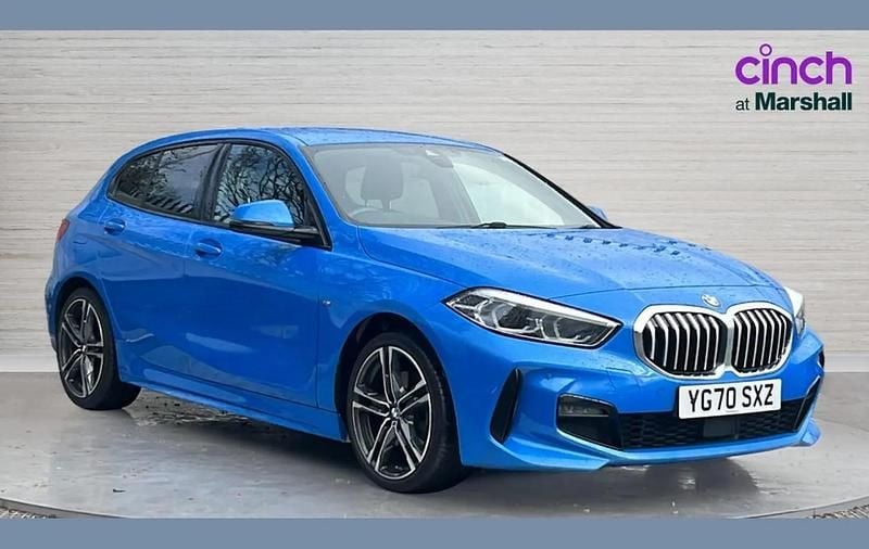 Used BMW 118 M Sport 138 HP (101 kW) 2020 Blue Hatchback