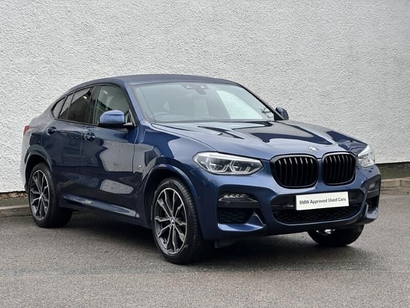 Blue Used 2021 BMW X4 M Sport SUV | £28,450 (Fair price) - Image 1/4