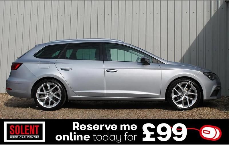 Used Seat Leon ST FR 123 HP (90 kW) 2018 Silver Estate