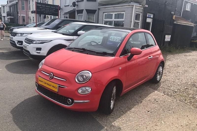 Used Fiat 500 Lounge 69 HP (50 kW) 2017 Pink Hatchback