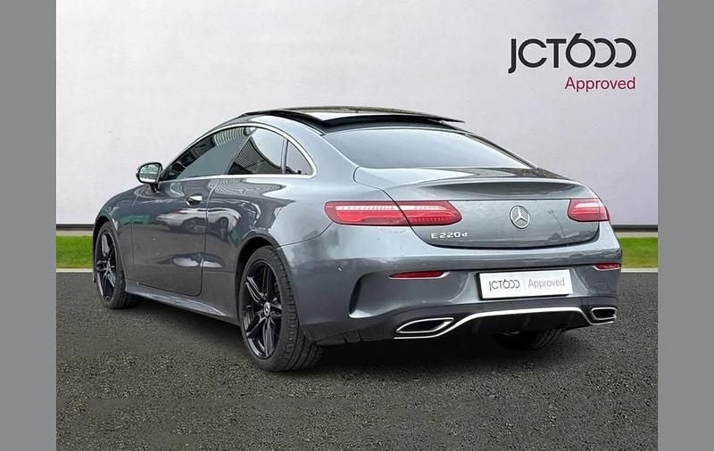 Used Mercedes E220 AMG Line Premium 191 HP (140 kW) 2018 Grey Coupe