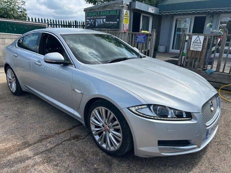 Silver Used 2015 Jaguar XF Portfolio Sedan | £6,699 (Fair price) - Image 1/4