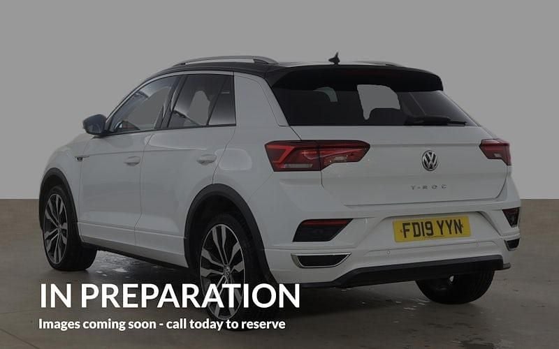Used VW T-Roc R-line 150 HP (110 kW) 2019 White SUV