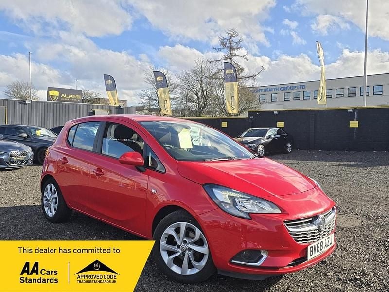 Used Vauxhall Corsa SRi 90 HP (66 kW) 2018 Red Hatchback