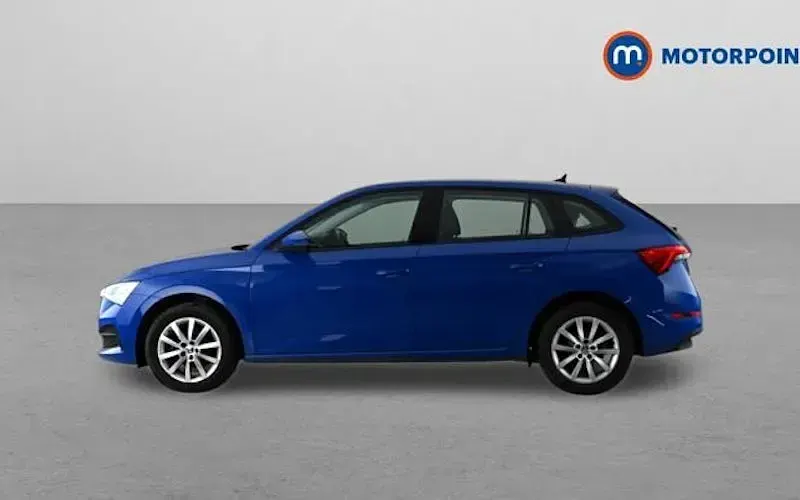 Used Skoda Scala 95 HP (69 kW) 2022 Blue Hatchback