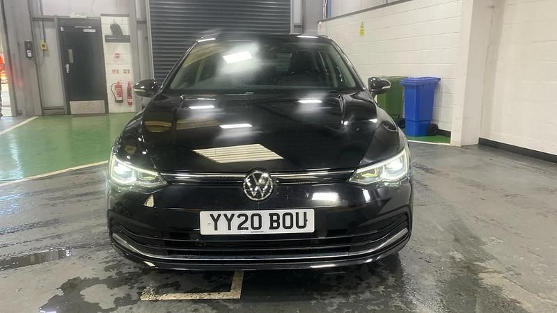Used VW Golf VIII Style 130 HP (95 kW) 2020 Black Hatchback