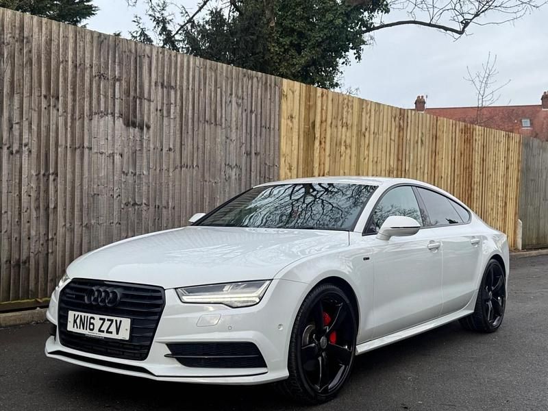 Used Audi A7 Sportback Black Edition 272 HP (200 kW) 2016 White Hatchback