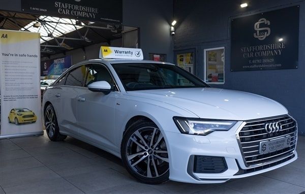 Glacier white Used 2022 Audi A6 S-Line Sedan | £28,950 (A bit pricey) - Image 1/1