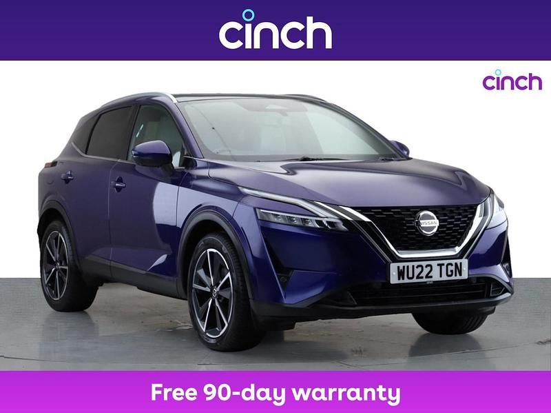 Blue Used 2022 Nissan Qashqai Tekna SUV | £16,599 (Fair price) - Image 1/3