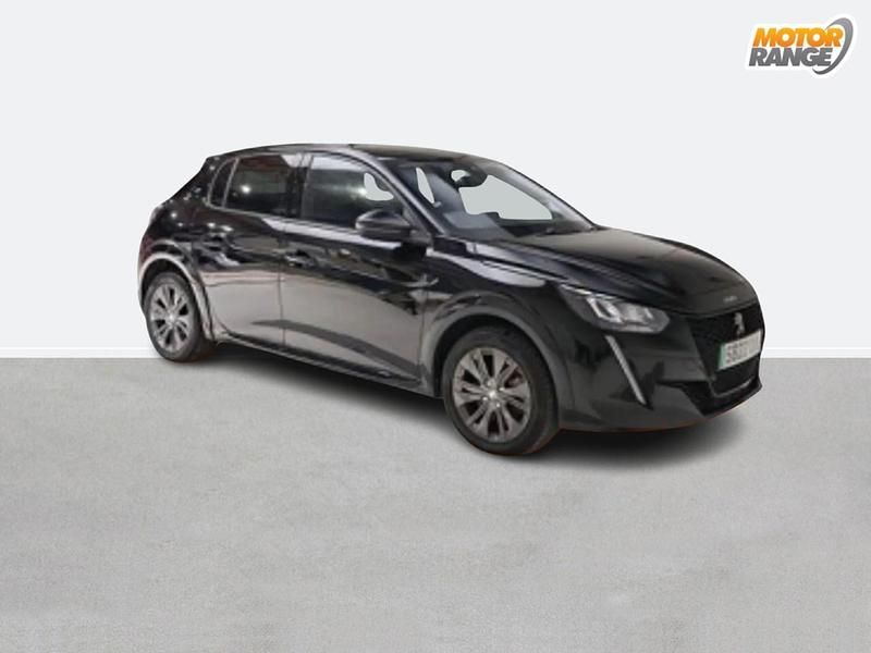 Black Used 2022 Peugeot e-208 Allure Premium Hatchback | £11,895 (Good price) - Image 1/4