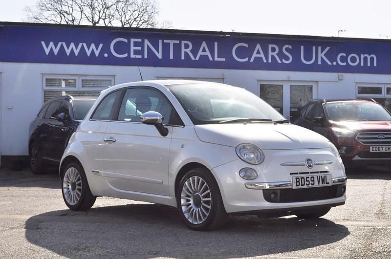 Used Fiat 500 Sport 69 HP (50 kW) 2009 White Cabriolet