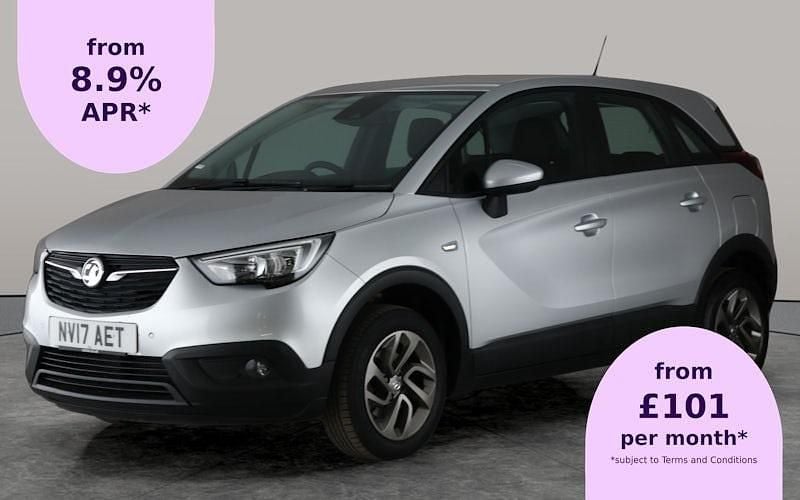 Silver Used 2017 Vauxhall Crossland X S SUV | £7,209 (Fair price) - Image 1/2