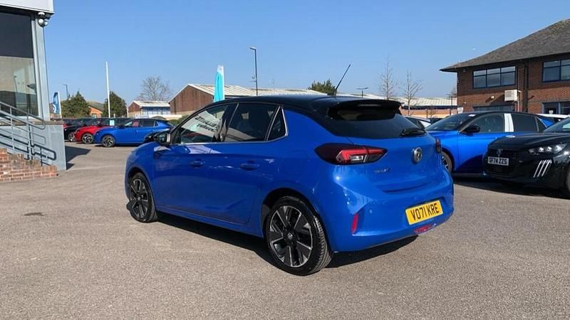 Used Vauxhall Corsa-e Elite 98 kW (134 HP) 2021 Blue Hatchback