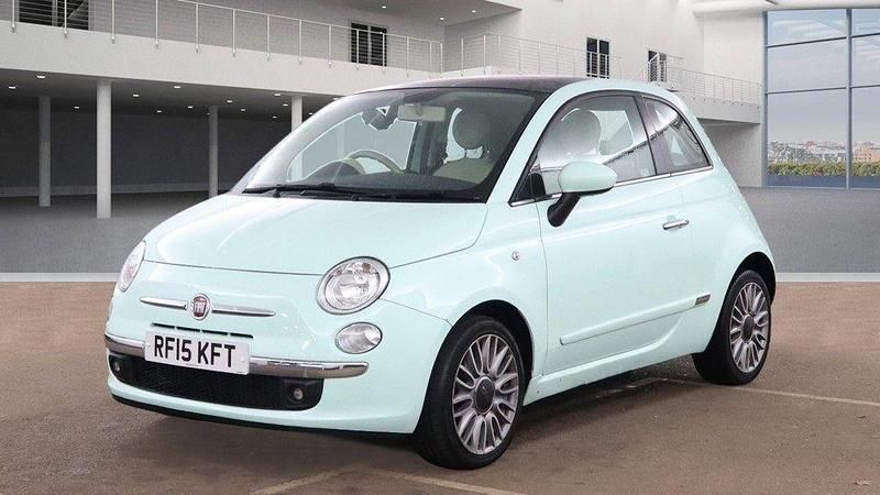 Used Fiat 500 Lounge 69 HP (50 kW) 2015 Green Hatchback