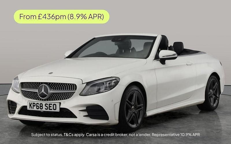 Used 2020 Mercedes C300 AMG Line Premium Cabriolet | £15,950 (Good price) - Image 1/2